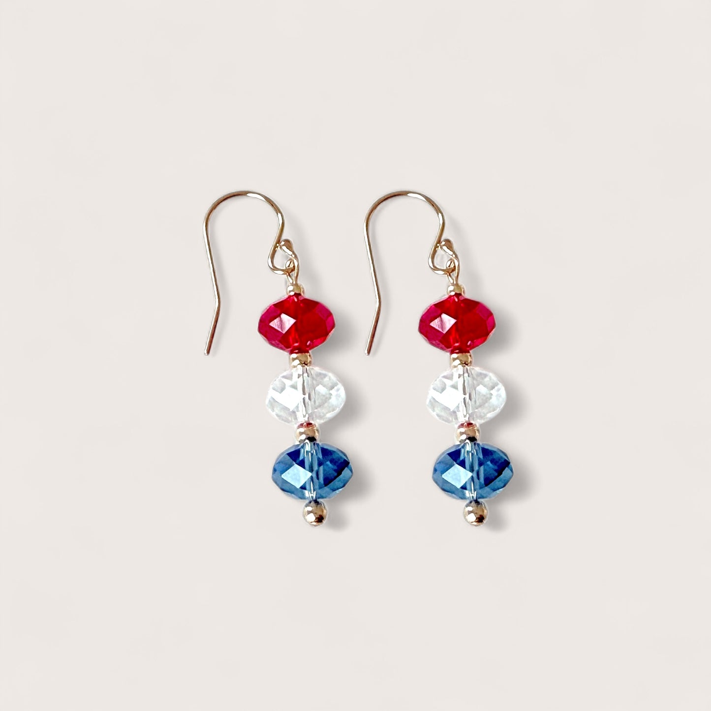 Red White & Blue 4th of July Earrings