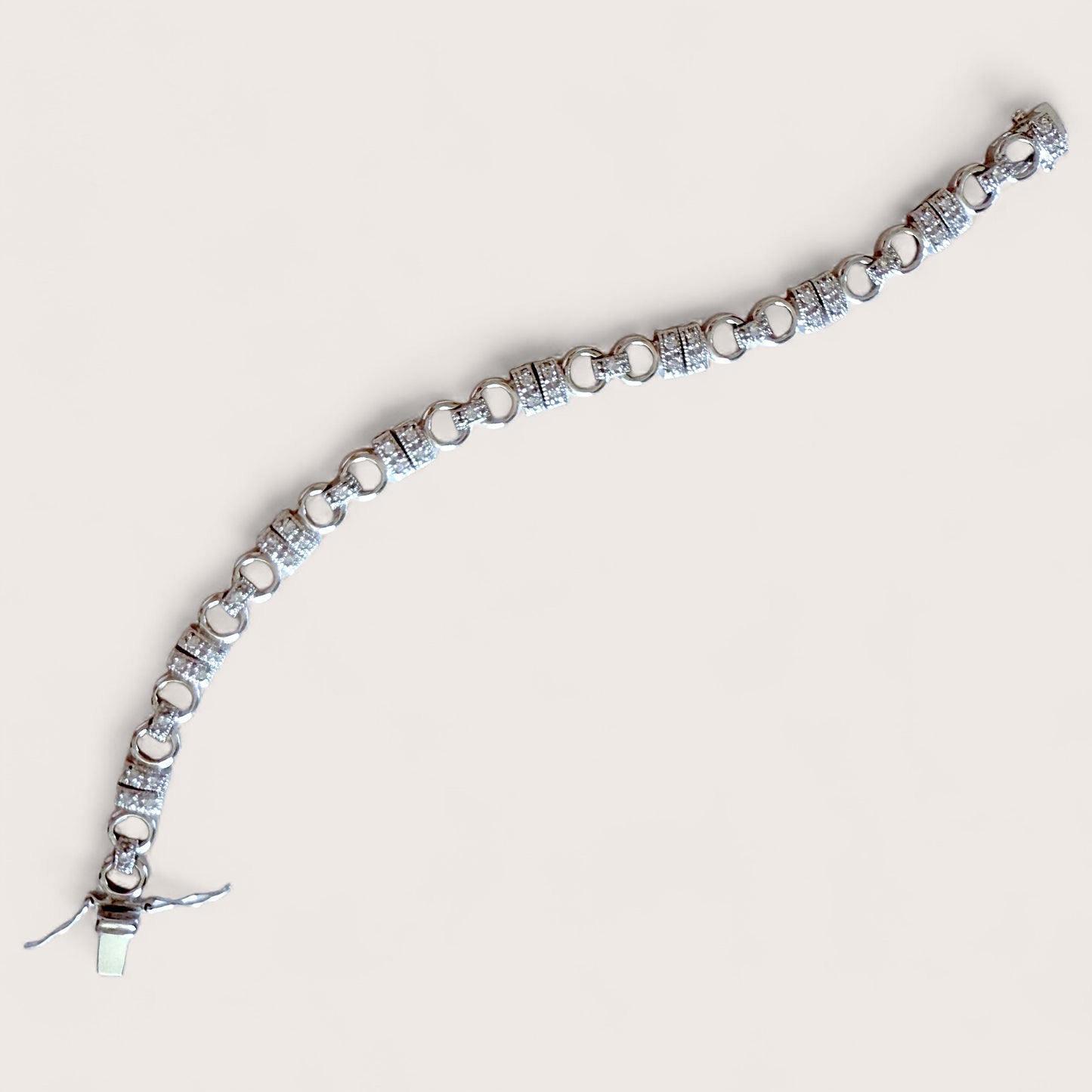 Equestrian-style bracelet on wrist – designer look