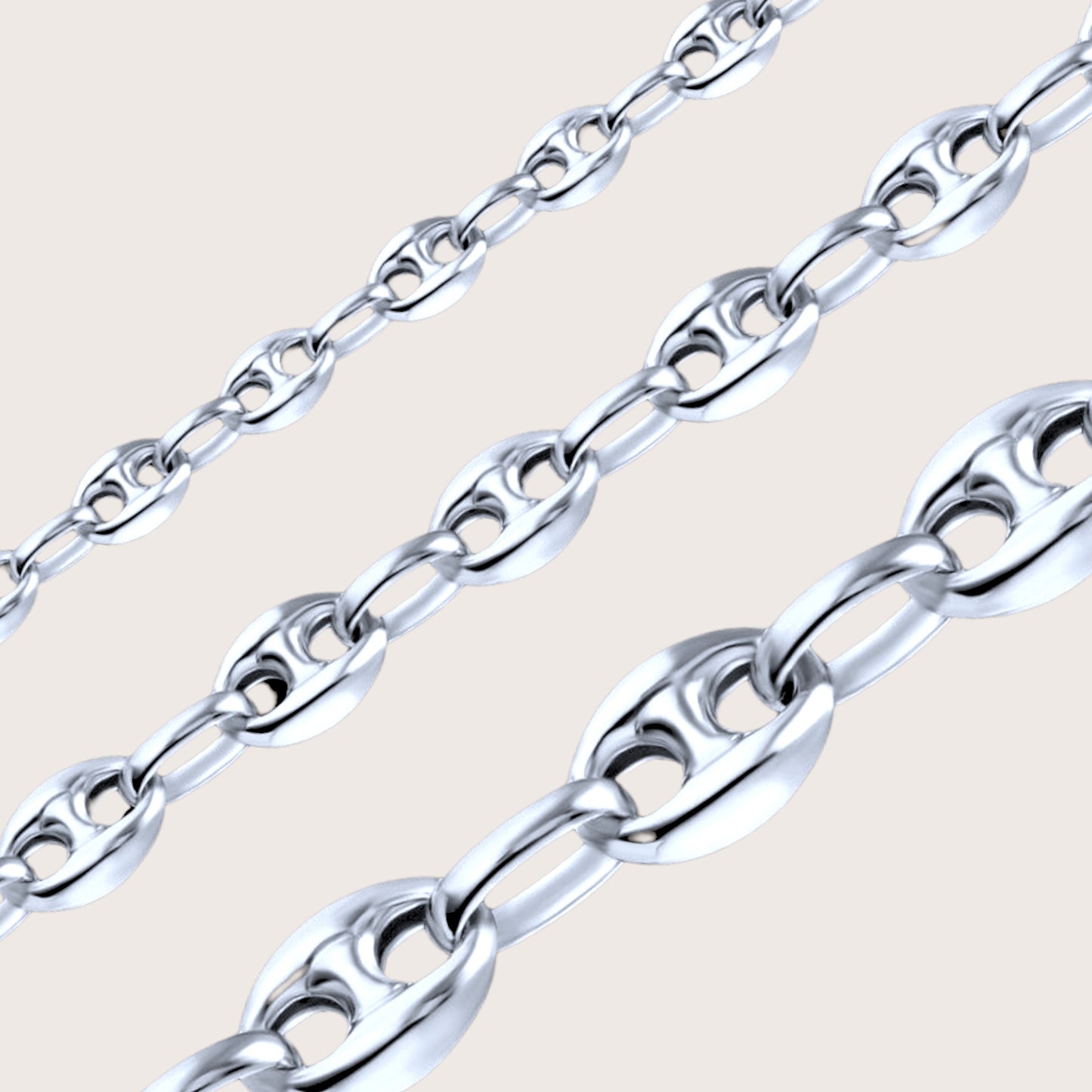 Mariner Bracelets -4.5mm 6mm 8mm Widths