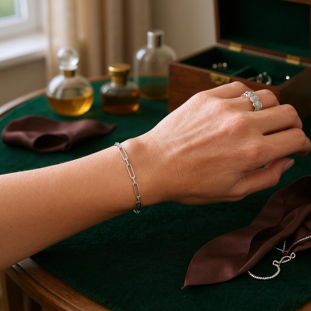 Bracelet shown on model Hand