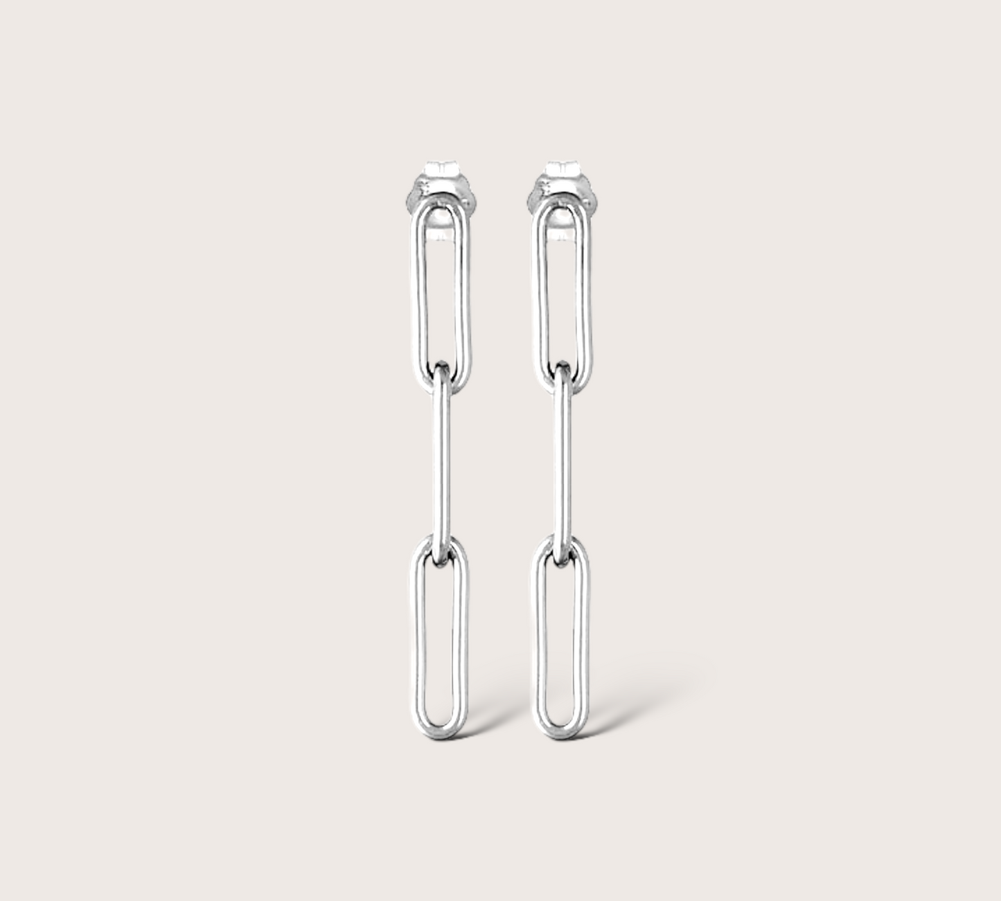 Paperclip Earrings - 3 Links