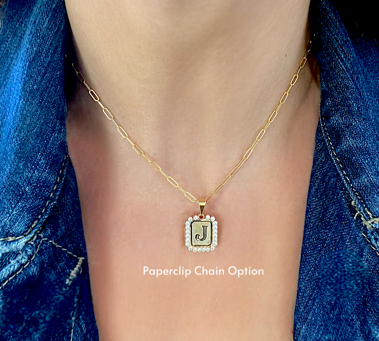 Gold Initial Necklace – Custom Letter Pendant, Personalized Jewelry Gift for Women