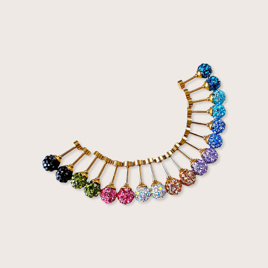 Crystal Ball Earrings