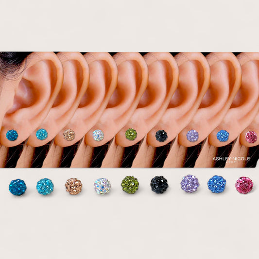 Crystal Ball Earrings detail view