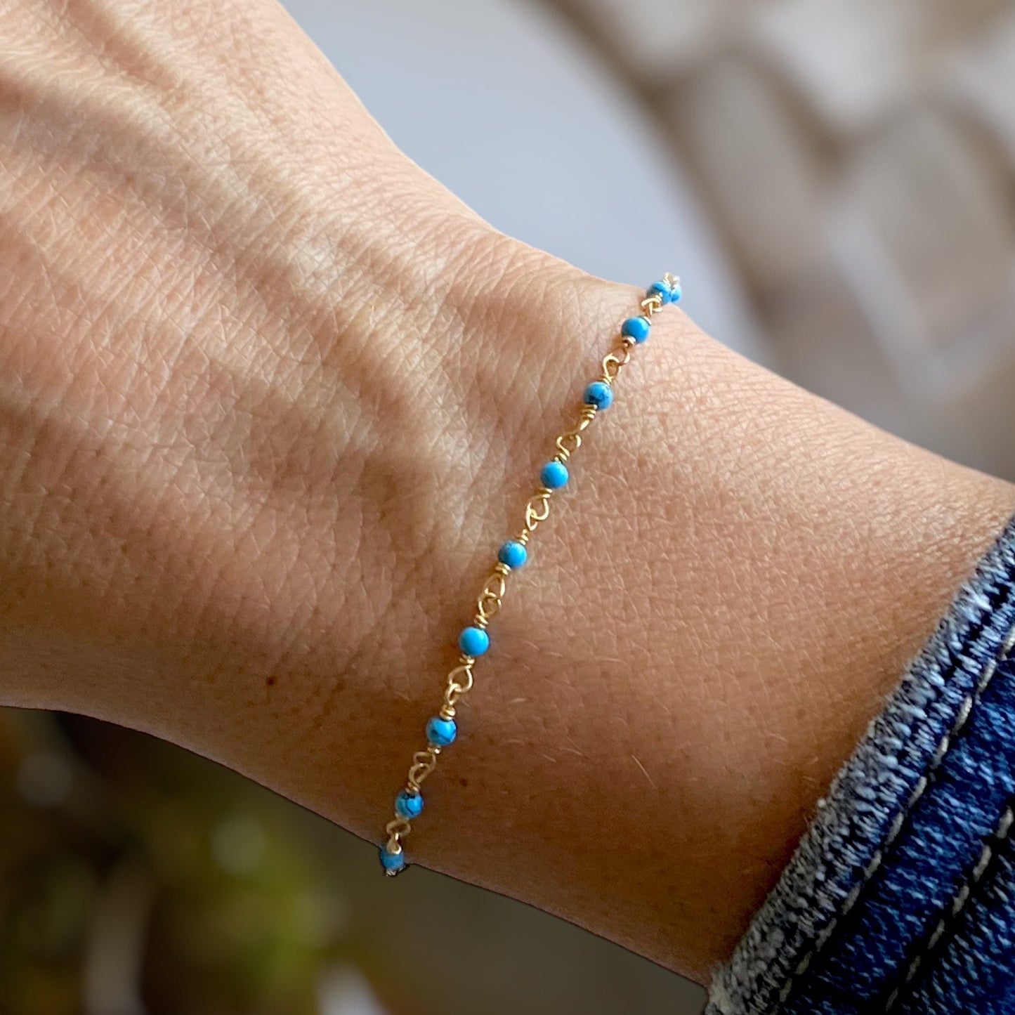Turquoise Beaded Bracelet