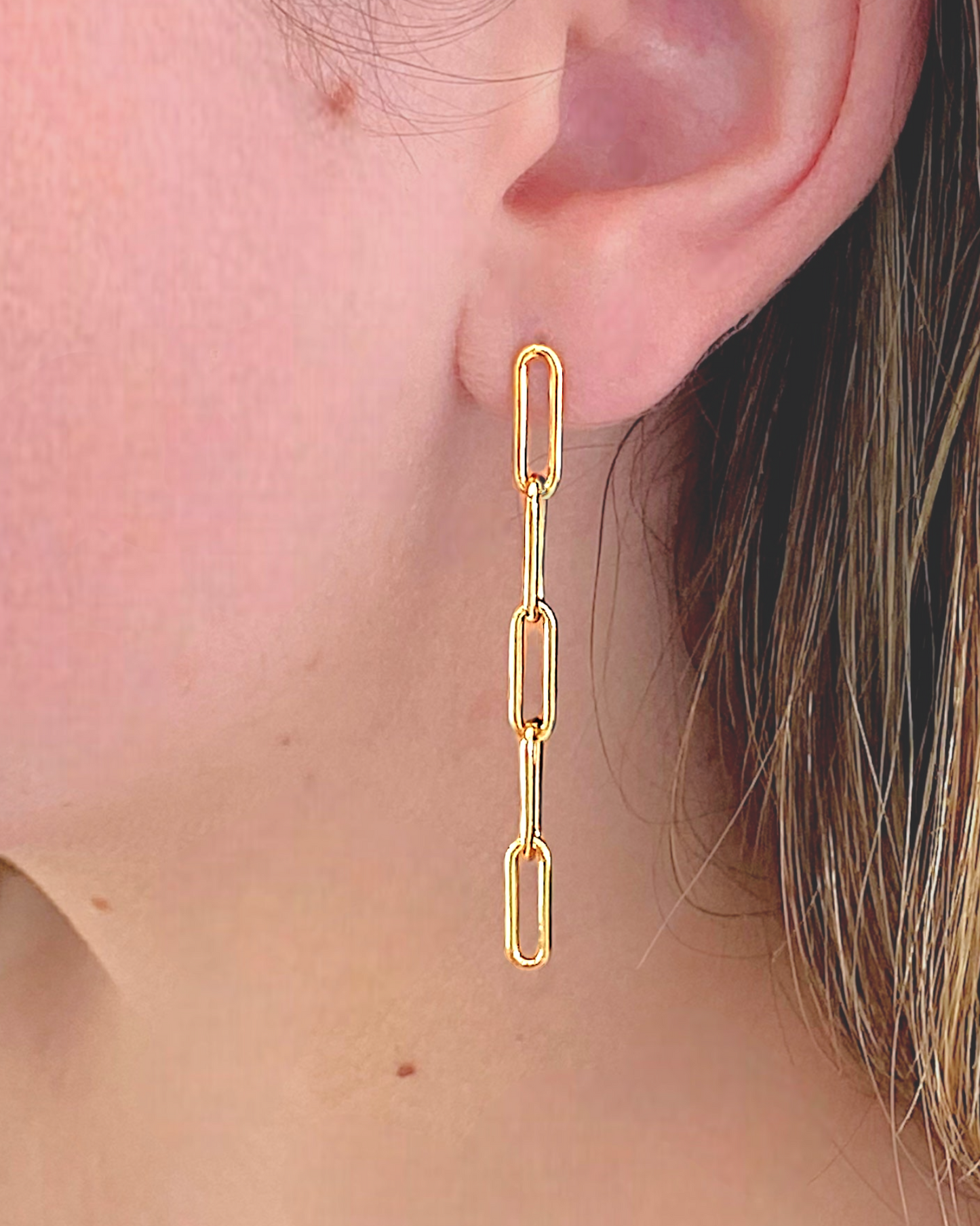 Paperclip Earrings - 5 Links