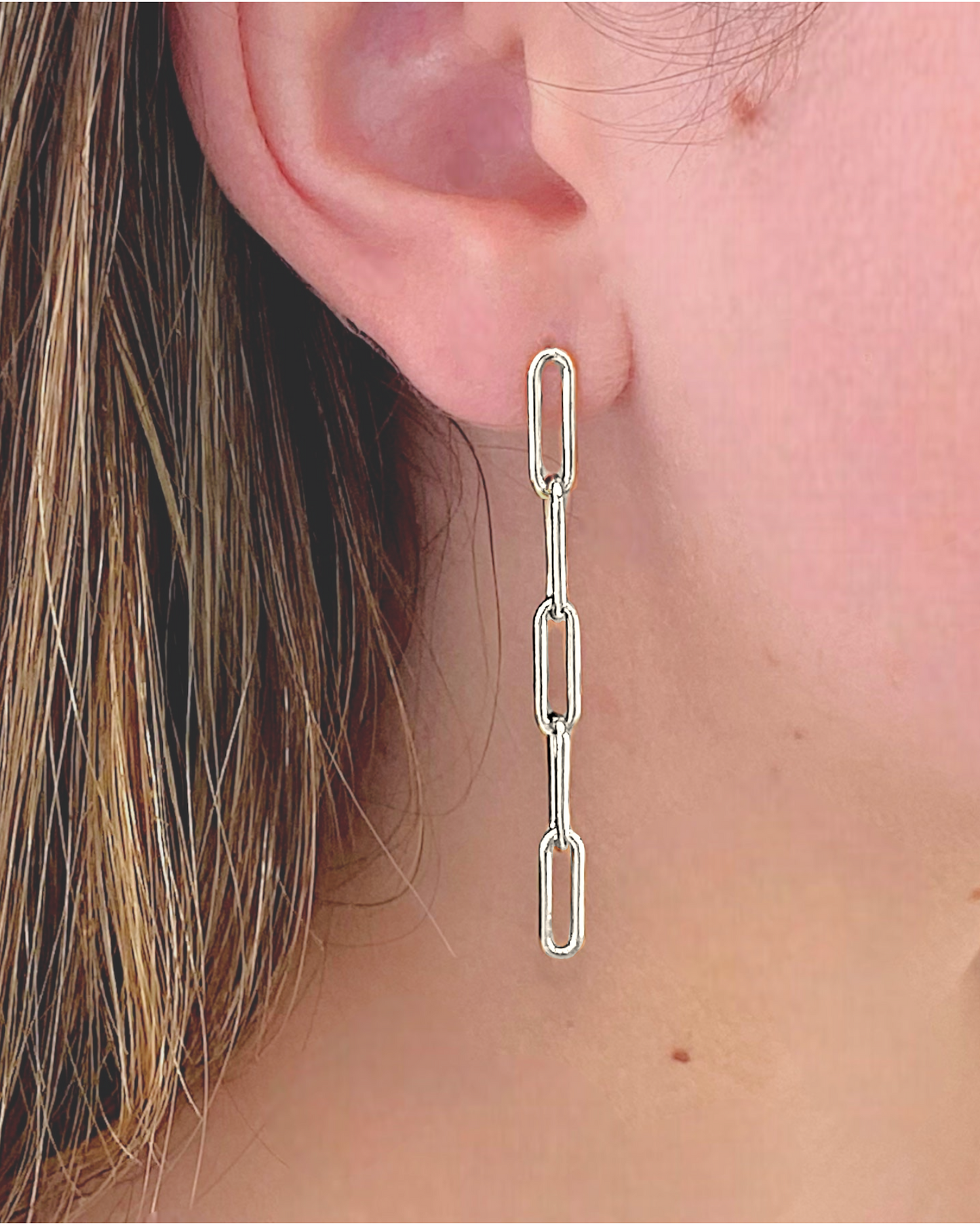 Paperclip Earrings - 5 Links