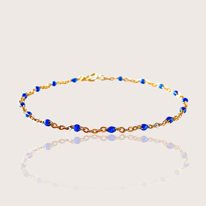 Blue Sapphire Satellite Bracelet