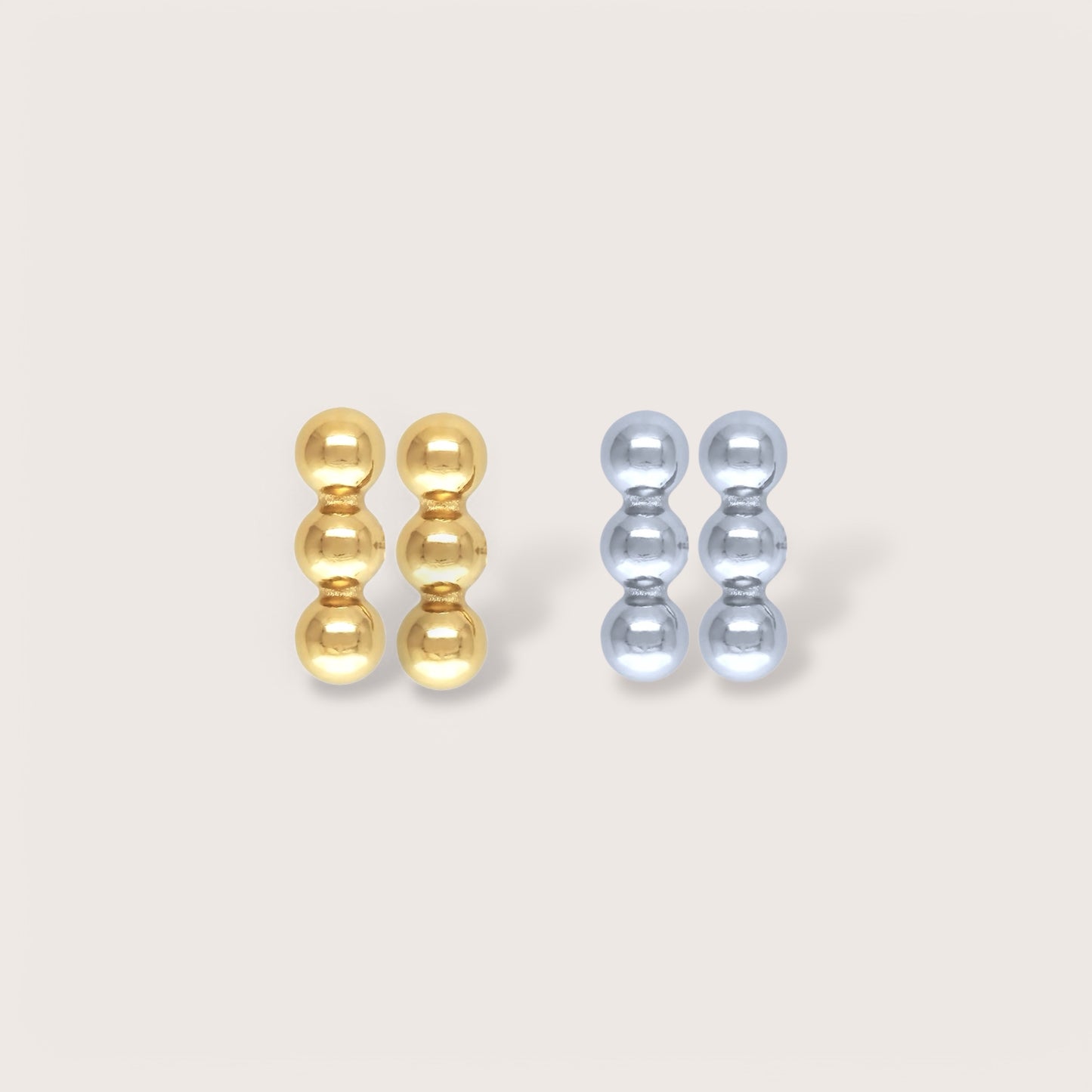 Trio Ball Earrings