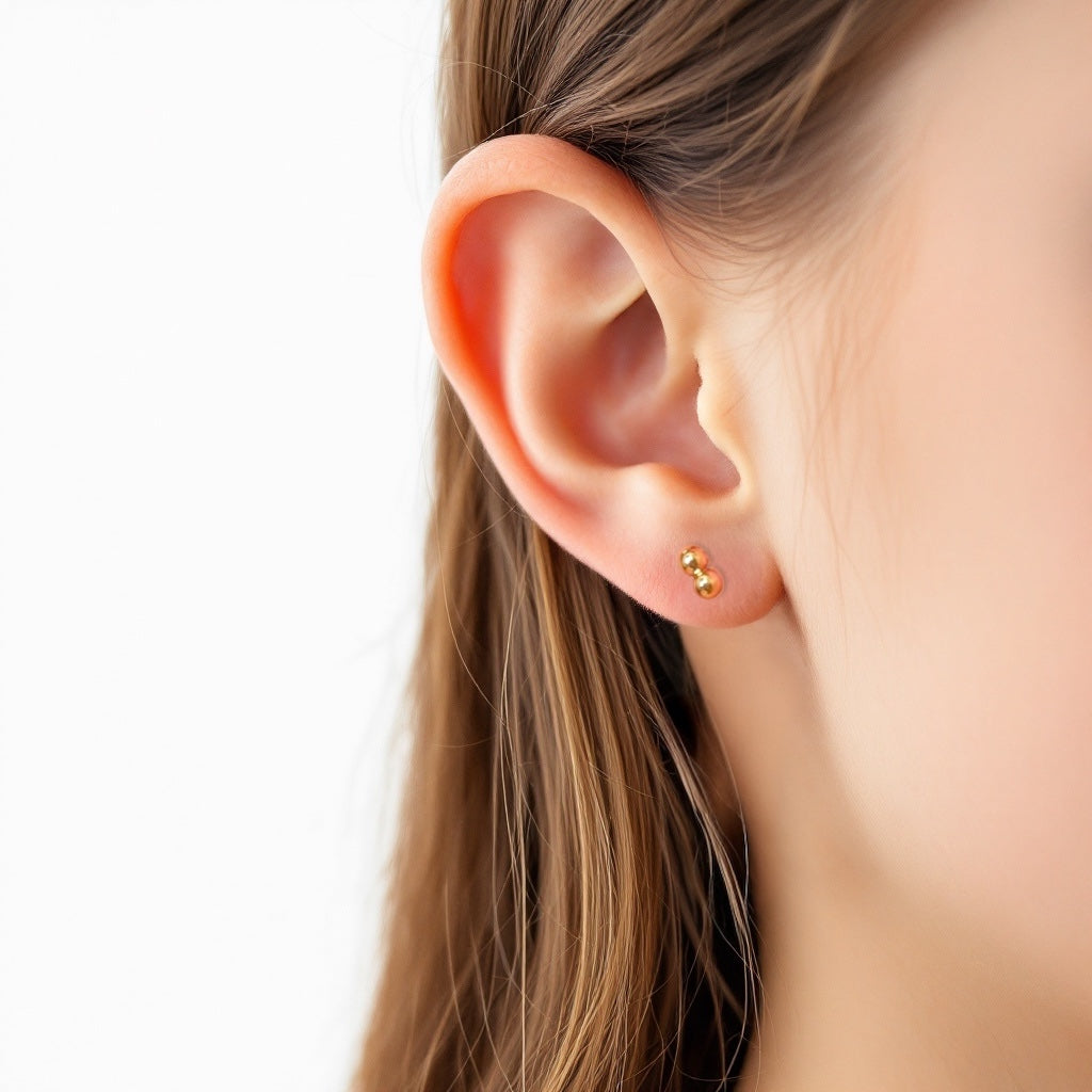 Kids Duo Ball Earrings