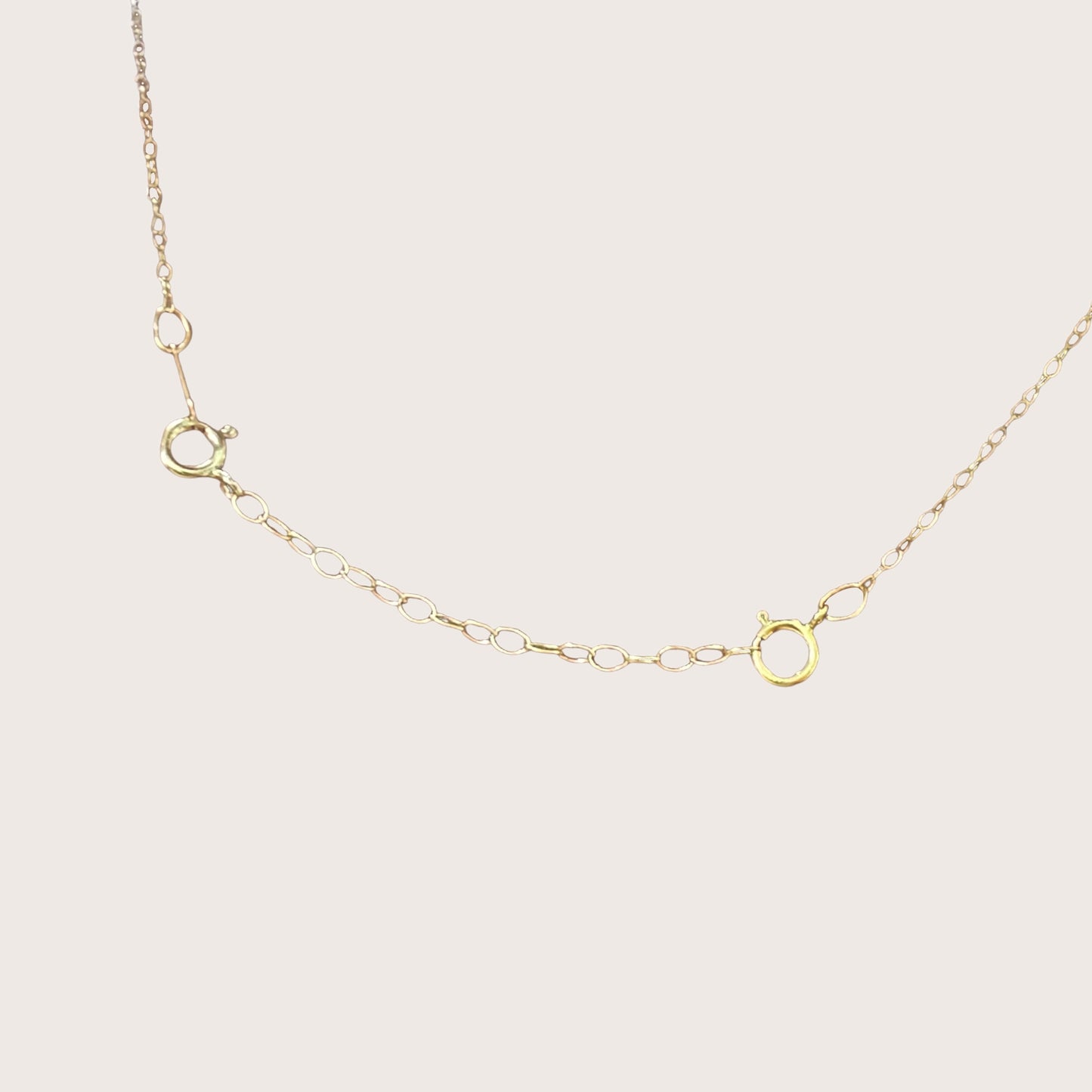 Gold Necklace Extenders detail view